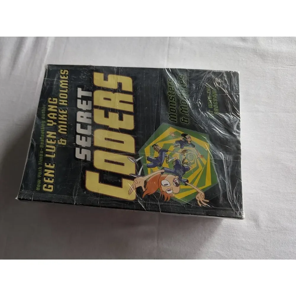 Secret Coders by Gene L Yang and Mike Holmes (2015) 5 Pc Collection Brand New